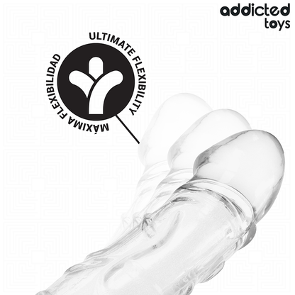 ADDICTED TOYS - ESTENSIONE PENE TRASPARENTE 27 CM - ADDICTED TOYS | Lingerie Harness Boutique
