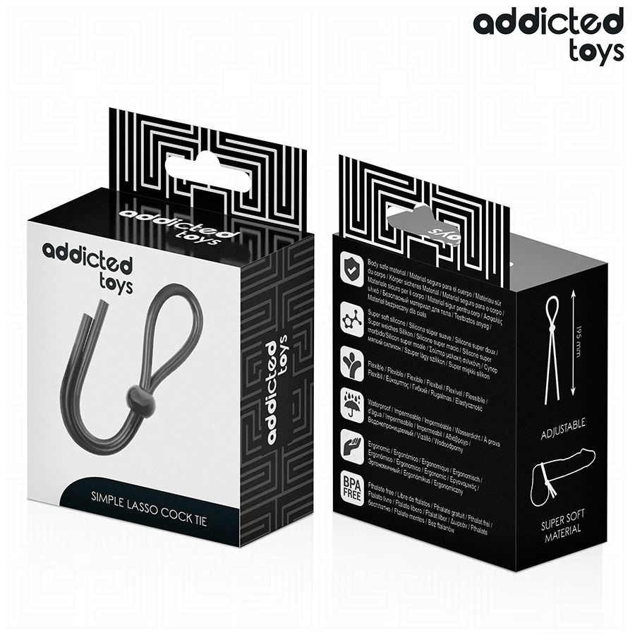 ADDICTED TOYS - CORDA IN SILICONE PER PENE A SINGOLO ANELLO - ADDICTED TOYS | Lingerie Harness Boutique