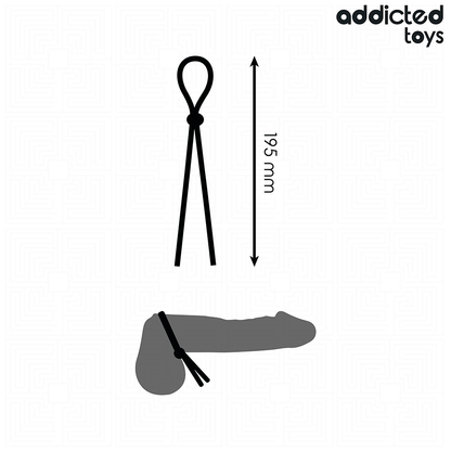 ADDICTED TOYS - CORDA IN SILICONE PER PENE A SINGOLO ANELLO - ADDICTED TOYS | Lingerie Harness Boutique