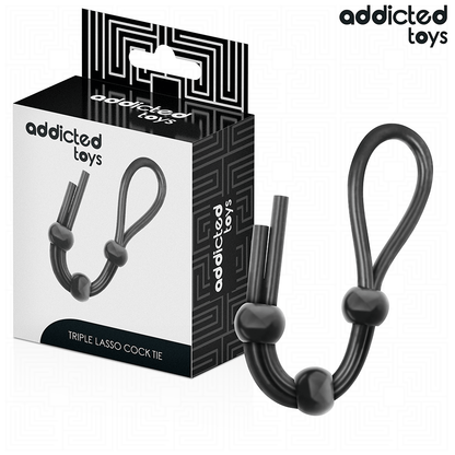 ADDICTED TOYS - CORDA IN SILICONE PER IL PENE A TRIPLO ANELLO - ADDICTED TOYS | Lingerie Harness Boutique