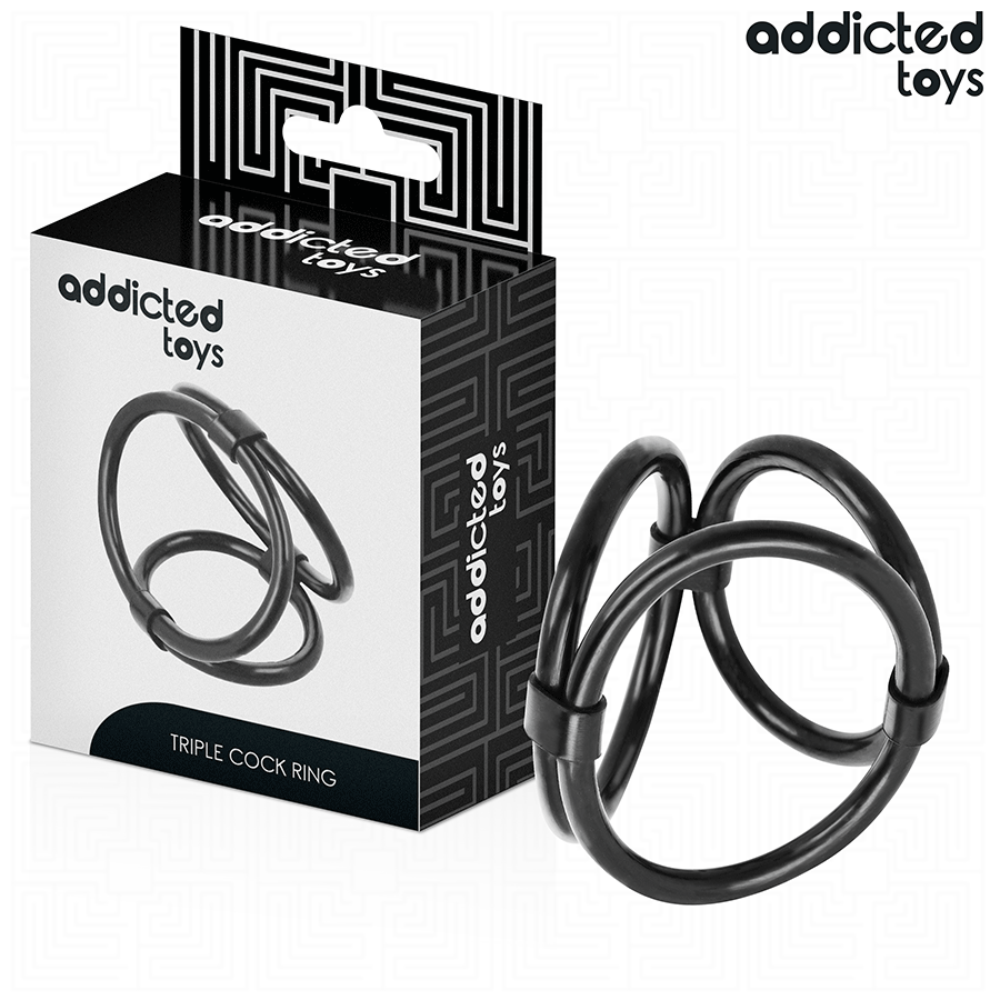 ADDICTED TOYS - ANELLO PER PENE TRIPLO - ADDICTED TOYS | Lingerie Harness Boutique