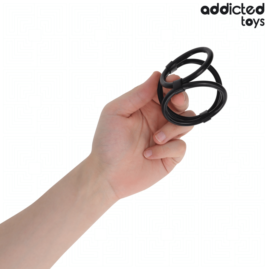 ADDICTED TOYS - ANELLO PER PENE TRIPLO - ADDICTED TOYS | Lingerie Harness Boutique