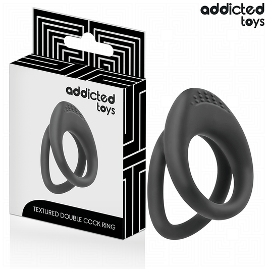 ADDICTED TOYS - ANELLO PER PENE A DOPPIA TEXTURE - ADDICTED TOYS | Lingerie Harness Boutique