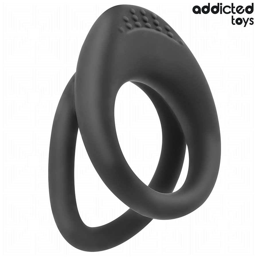 ADDICTED TOYS - ANELLO PER PENE A DOPPIA TEXTURE - ADDICTED TOYS | Lingerie Harness Boutique