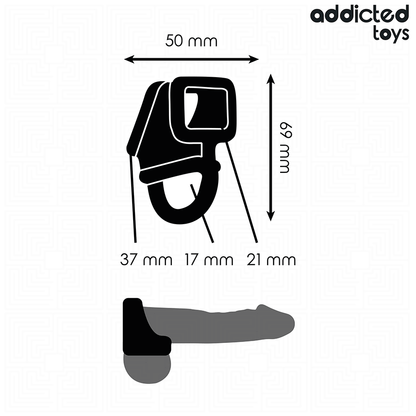 ADDICTED TOYS - ANELLO PER GABBIA PER PENE - ADDICTED TOYS | Lingerie Harness Boutique