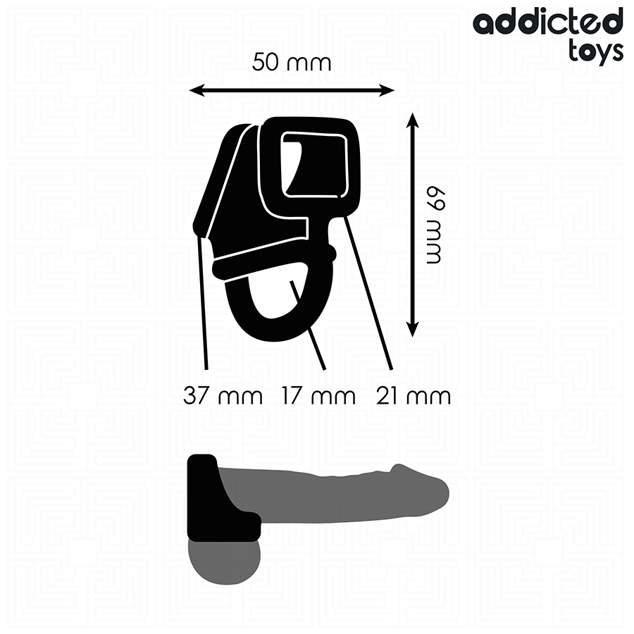 ADDICTED TOYS - ANELLO PER GABBIA PER PENE - ADDICTED TOYS | Lingerie Harness Boutique