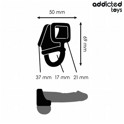 ADDICTED TOYS - ANELLO PER GABBIA PER PENE - ADDICTED TOYS | Lingerie Harness Boutique