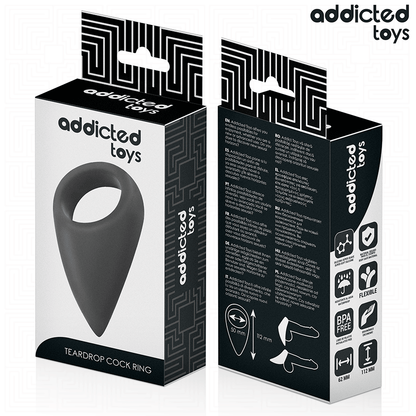 ADDICTED TOYS - ANELLO PER PENE A FORMA DI LACRIMA - ADDICTED TOYS | Lingerie Harness Boutique