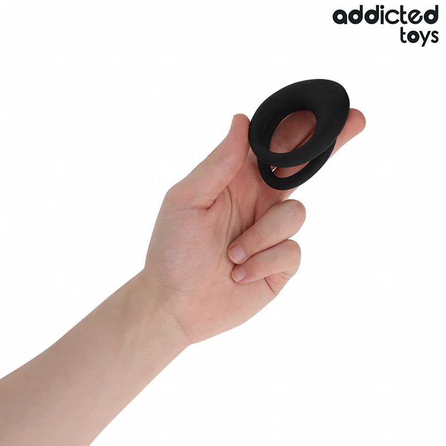 ADDICTED TOYS - ANELLO PER PENE A DOPPIA TEXTURE - ADDICTED TOYS | Lingerie Harness Boutique
