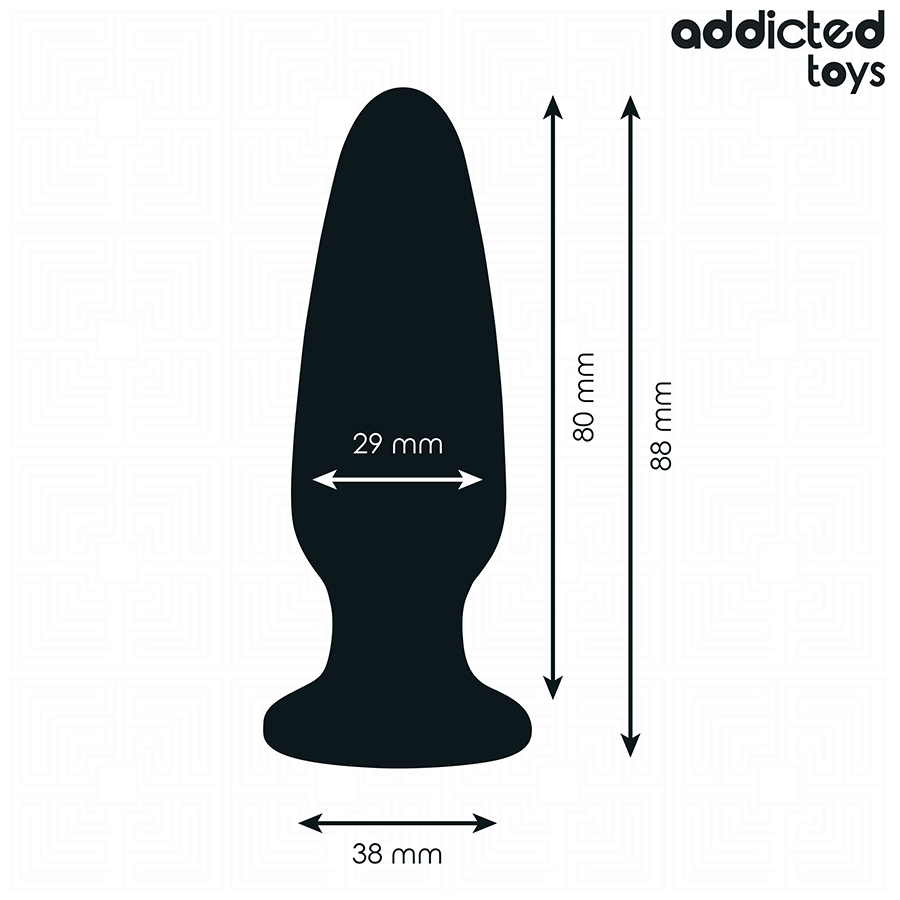 ADDICTED TOYS - PLUG ANALE CON GIOIELLO TAGLIA S 8,8 CM - ADDICTED TOYS | Lingerie Harness Boutique