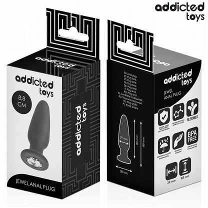 ADDICTED TOYS - PLUG ANALE CON GIOIELLO TAGLIA S 8,8 CM - ADDICTED TOYS | Lingerie Harness Boutique