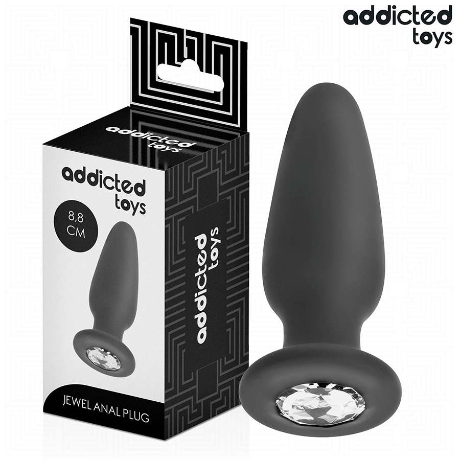 ADDICTED TOYS - PLUG ANALE CON GIOIELLO TAGLIA S 8,8 CM - ADDICTED TOYS | Lingerie Harness Boutique