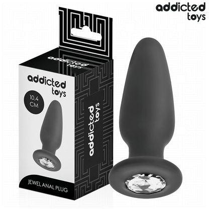 ADDICTED TOYS - PLUG ANALE CON GIOIELLO TAGLIA M 10,4 CM - ADDICTED TOYS | Lingerie Harness Boutique