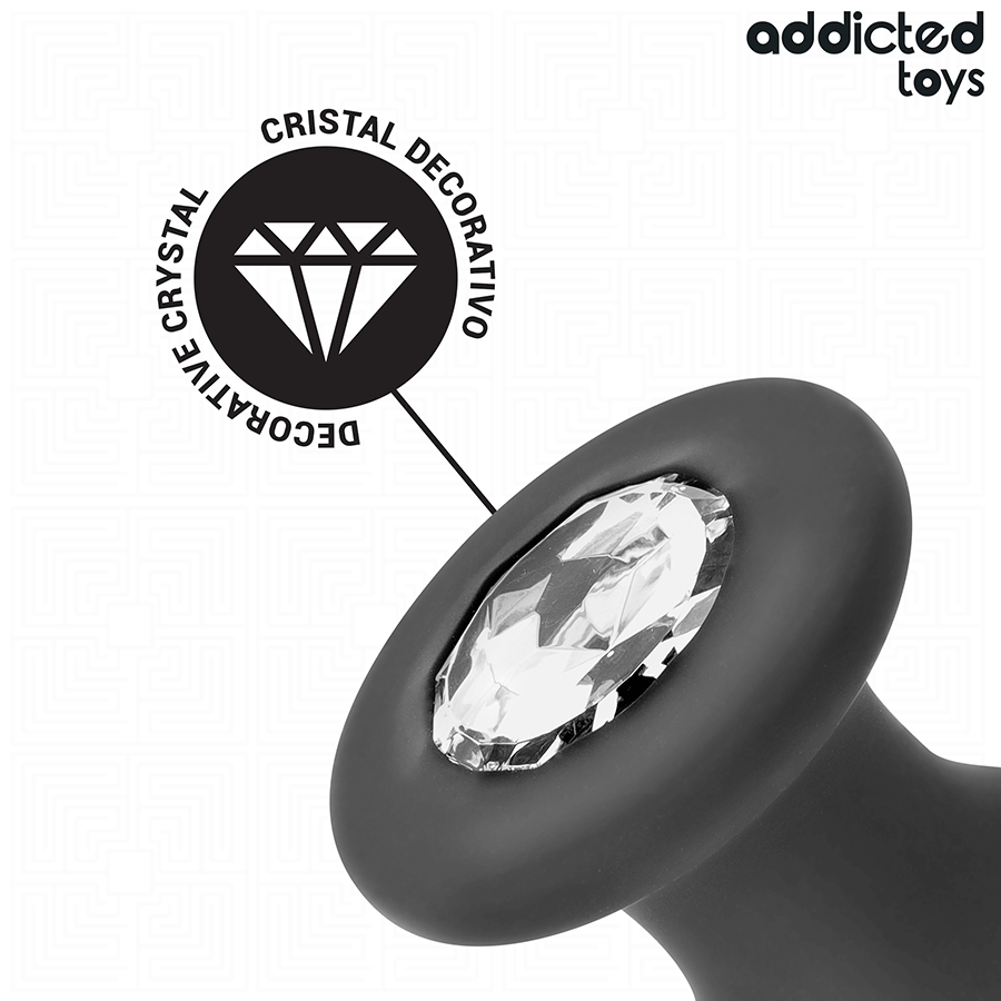 ADDICTED TOYS - PLUG ANALE CON GIOIELLO TAGLIA M 10,4 CM - ADDICTED TOYS | Lingerie Harness Boutique