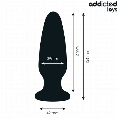 ADDICTED TOYS - PLUG ANALE CON GIOIELLO TAGLIA L 12,6 CM - ADDICTED TOYS | Lingerie Harness Boutique