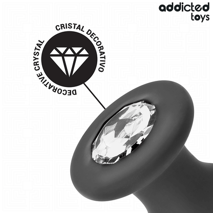 ADDICTED TOYS - PLUG ANALE CON GIOIELLO TAGLIA L 12,6 CM - ADDICTED TOYS | Lingerie Harness Boutique