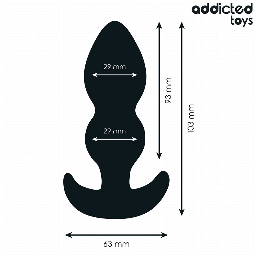 ADDICTED TOYS - TAPPO ANALE TAGLIA S 10,3 CM - ADDICTED TOYS | Lingerie Harness Boutique