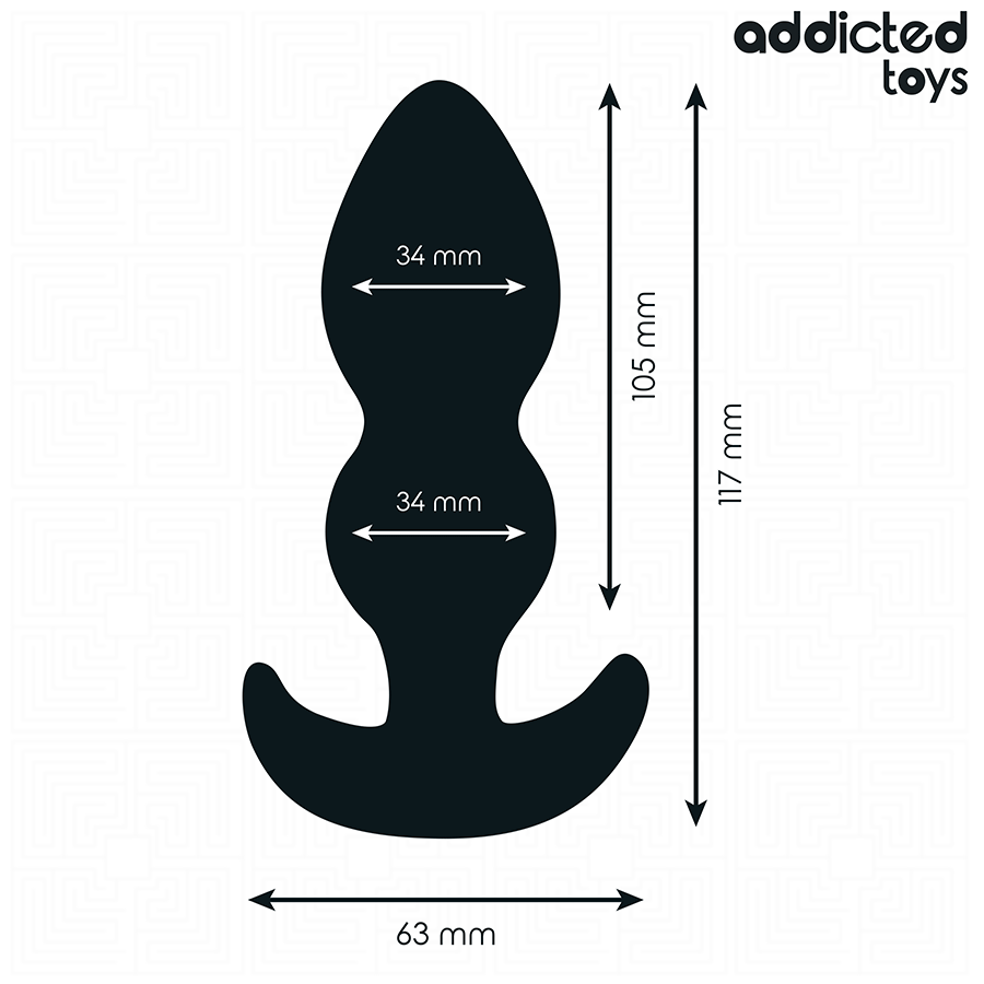 ADDICTED TOYS - TAPPO ANALE TAGLIA L 11,7 CM - ADDICTED TOYS | Lingerie Harness Boutique
