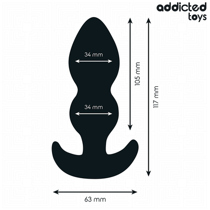 ADDICTED TOYS - TAPPO ANALE TAGLIA L 11,7 CM - ADDICTED TOYS | Lingerie Harness Boutique