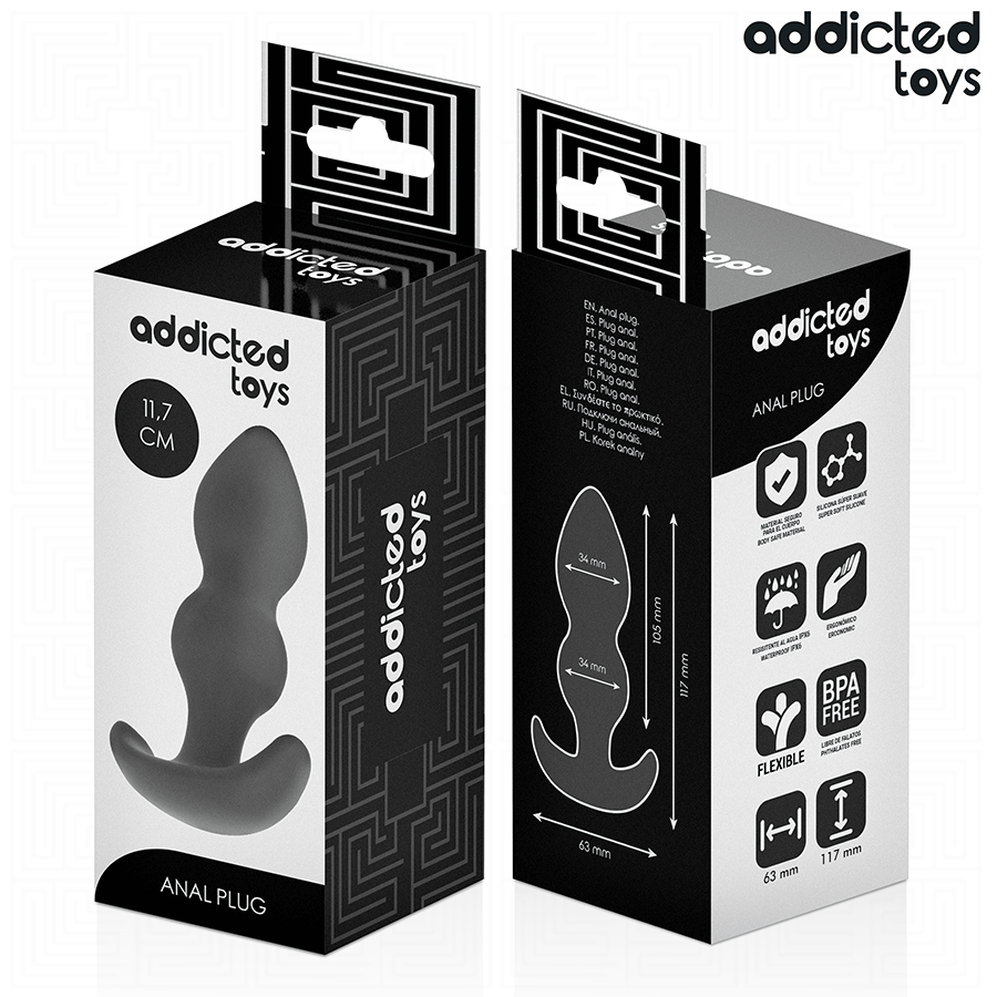 ADDICTED TOYS - TAPPO ANALE TAGLIA L 11,7 CM - ADDICTED TOYS | Lingerie Harness Boutique