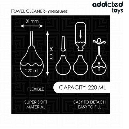 ADDICTED TOYS - DETERGENTE ANALE DA VIAGGIO TAGLIA L 220 ML - ADDICTED TOYS | Lingerie Harness Boutique