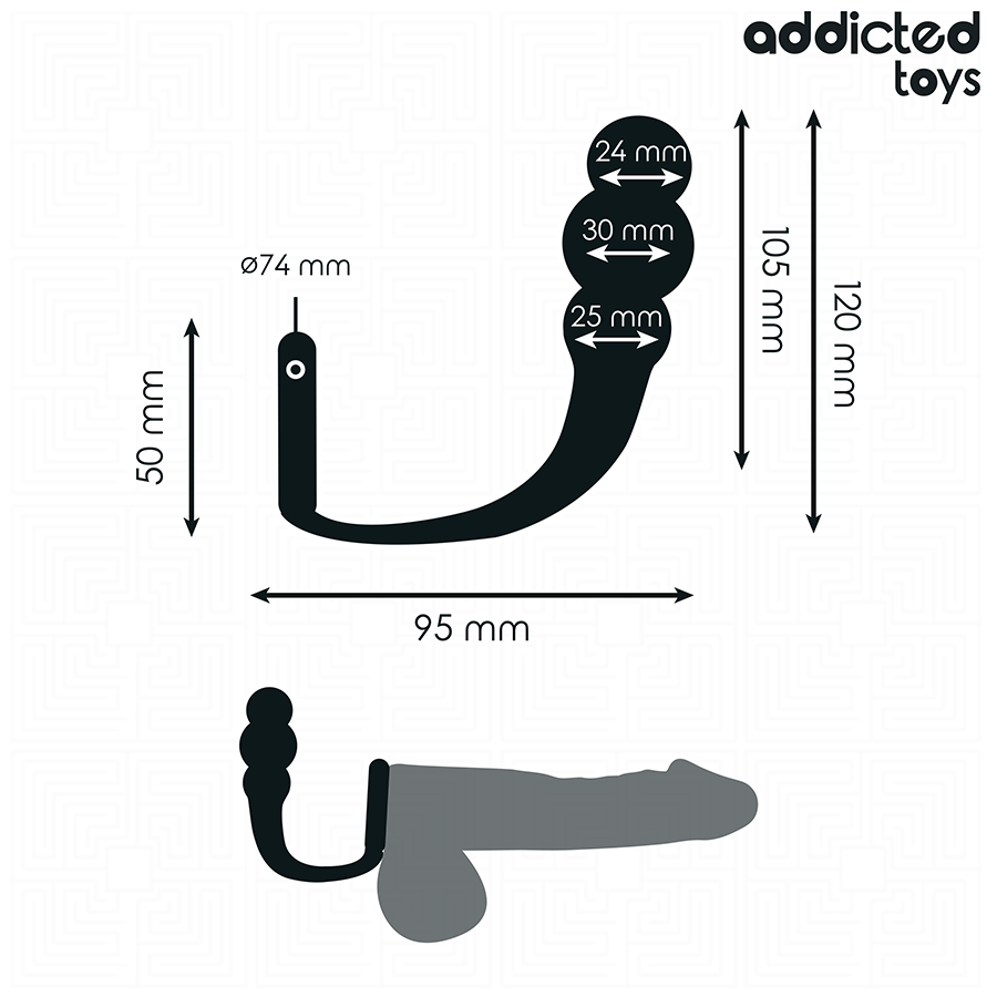 ADDICTED TOYS - PLUG ANALE CON ANELLO MODELLO 1 - ADDICTED TOYS | Lingerie Harness Boutique