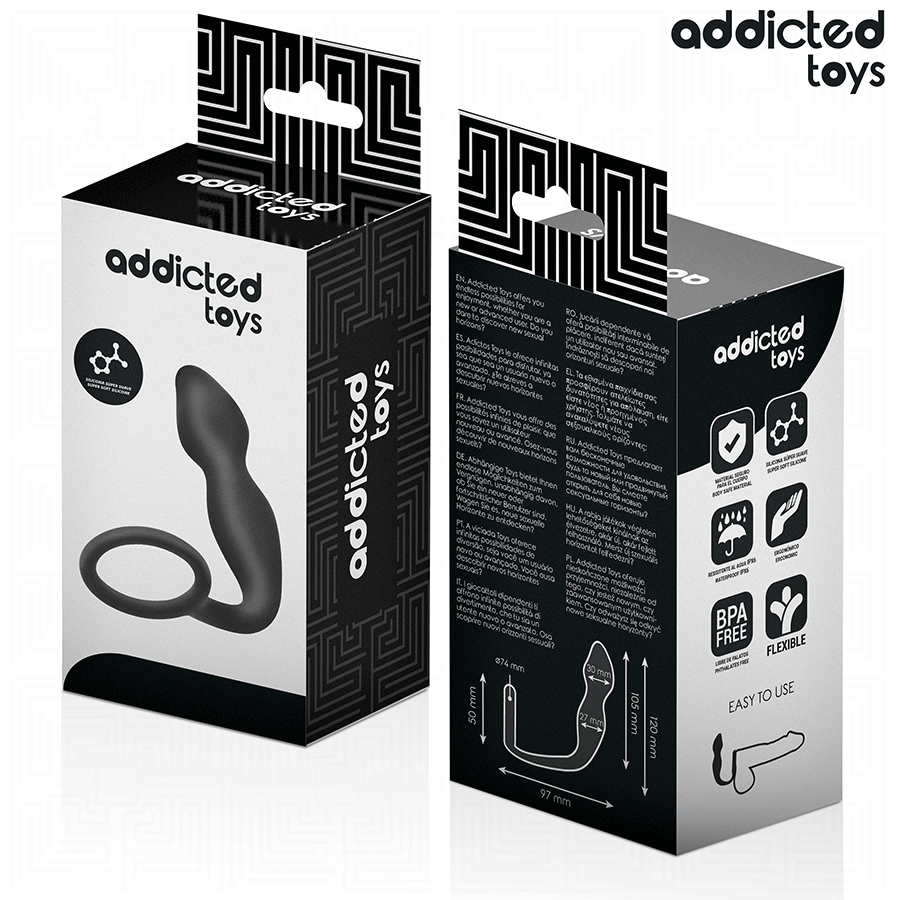 ADDICTED TOYS - PLUG ANALE CON ANELLO MODELLO 2 - ADDICTED TOYS | Lingerie Harness Boutique