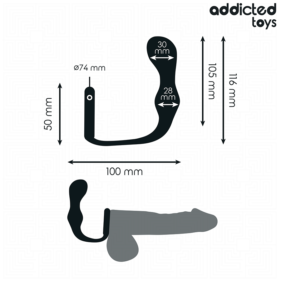ADDICTED TOYS - PLUG ANALE CON ANELLO MODELLO 3 - ADDICTED TOYS | Lingerie Harness Boutique