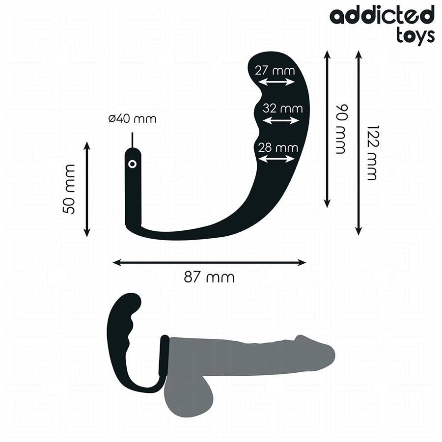 ADDICTED TOYS - PLUG ANALE CON ANELLO MODELLO 4 - ADDICTED TOYS | Lingerie Harness Boutique
