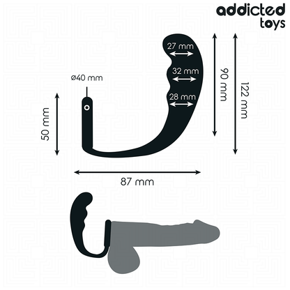 ADDICTED TOYS - PLUG ANALE CON ANELLO MODELLO 4 - ADDICTED TOYS | Lingerie Harness Boutique