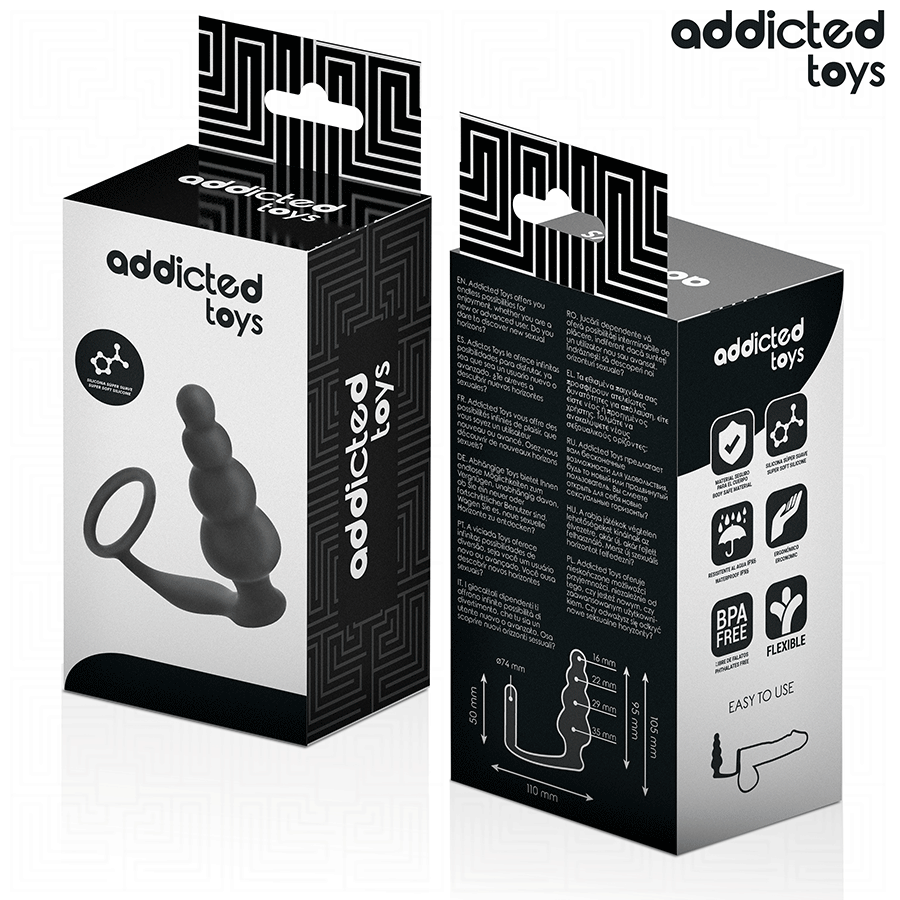ADDICTED TOYS - PLUG ANALE CON ANELLO MODELLO 5 - ADDICTED TOYS | Lingerie Harness Boutique