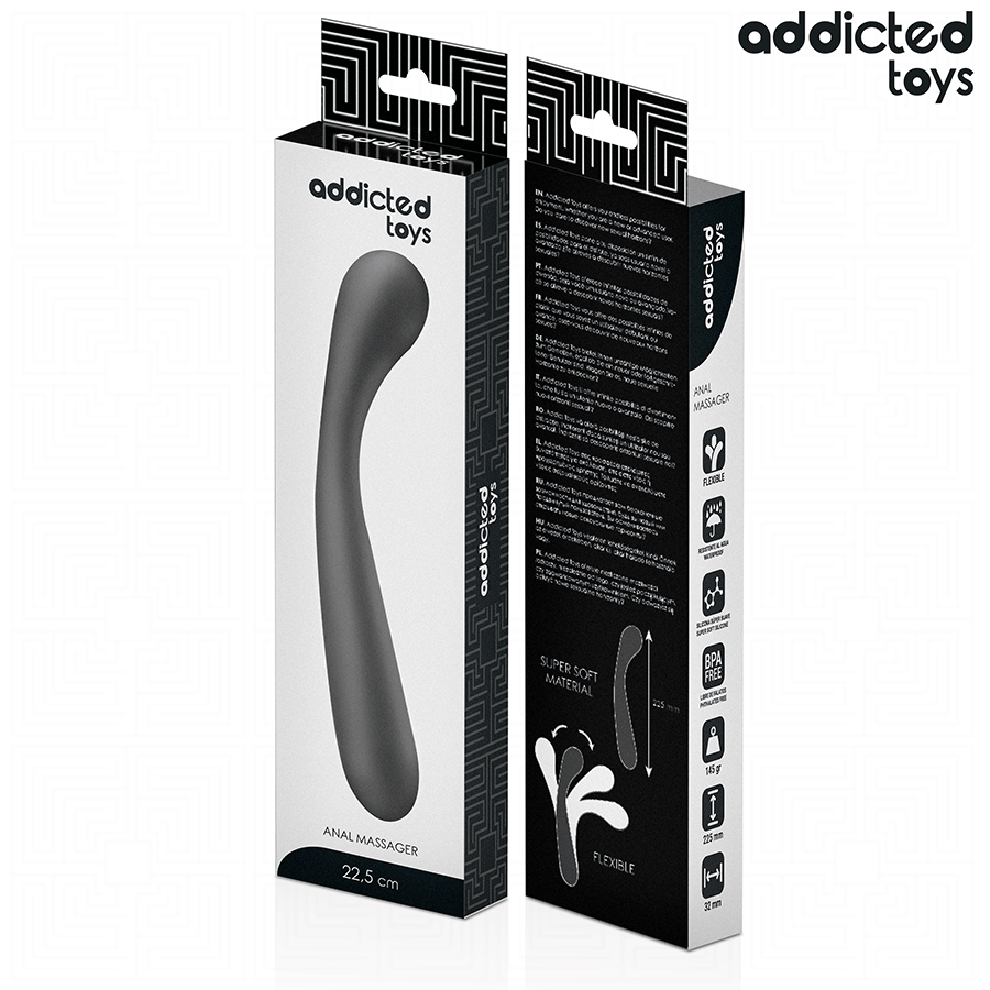 ADDICTED TOYS - MASSAGGIATORE ANALE 22,5 CM - ADDICTED TOYS | Lingerie Harness Boutique