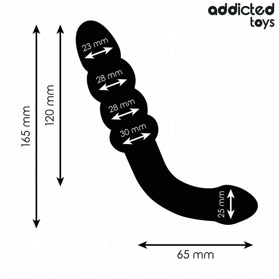 ADDICTED TOYS - MASSAGGIATORE DOPPIO 16,5 CM - ADDICTED TOYS | Lingerie Harness Boutique