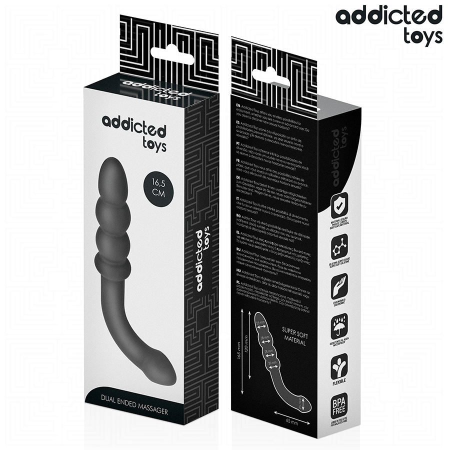 ADDICTED TOYS - MASSAGGIATORE DOPPIO 16,5 CM - ADDICTED TOYS | Lingerie Harness Boutique