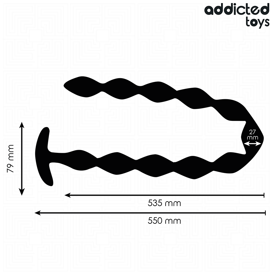 ADDICTED TOYS - TAPPO ANALE EXTRA LUNGO - ADDICTED TOYS | Lingerie Harness Boutique