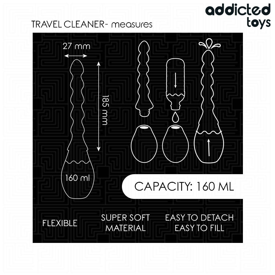ADDICTED TOYS - DETERGENTE DA VIAGGIO MODELLO 2 - ADDICTED TOYS | Lingerie Harness Boutique