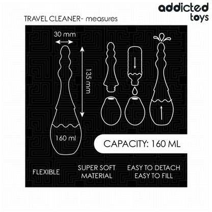 ADDICTED TOYS - DETERGENTE DA VIAGGIO MODELLO 4 - ADDICTED TOYS | Lingerie Harness Boutique