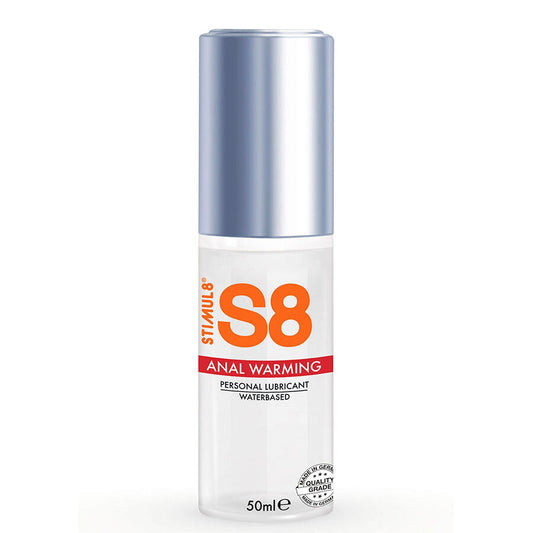 STIMUL8 - S8 LUBRIFICANTE ANALE EFFETTO CALORE 50 ML - STIMUL8 | Lingerie Harness Boutique