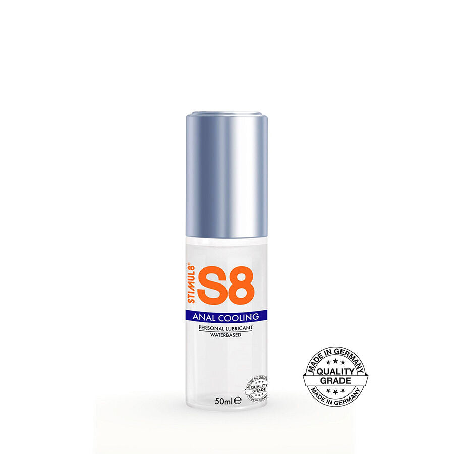 STIMUL8 - S8 LUBRIFICANTE ANALE EFFETTO FREDDO 50 ML - STIMUL8 | Lingerie Harness Boutique
