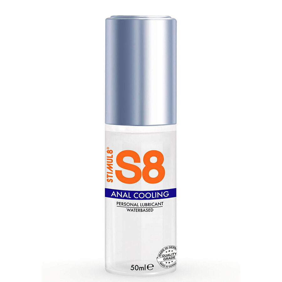 STIMUL8 - S8 LUBRIFICANTE ANALE EFFETTO FREDDO 50 ML - STIMUL8 | Lingerie Harness Boutique