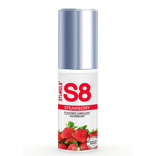 STIMUL8 - S8 LUBRIFICANTE ALLA FRAGOLA 50 ML - STIMUL8 | Lingerie Harness Boutique