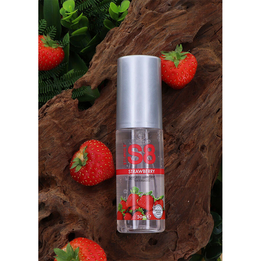 STIMUL8 - S8 LUBRIFICANTE ALLA FRAGOLA 50 ML - STIMUL8 | Lingerie Harness Boutique