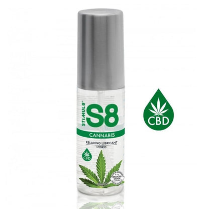 STIMUL8 - S8 LUBRIFICANTE IBRIDO ALLA CANNABIS 50 ML - STIMUL8 | Lingerie Harness Boutique