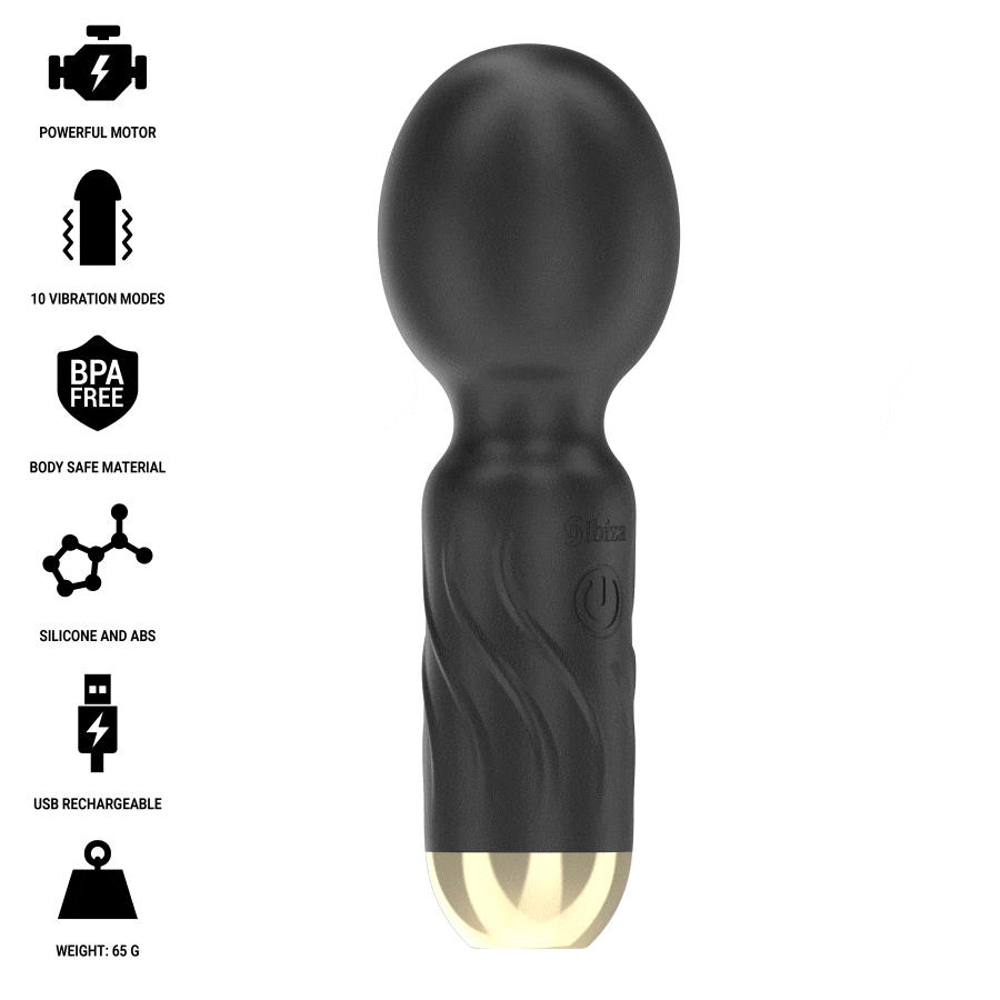 IBIZA - VIBRATORE A BACCHETTA TASCABILE - IBIZA TECHNOLOGY | Lingerie Harness Boutique
