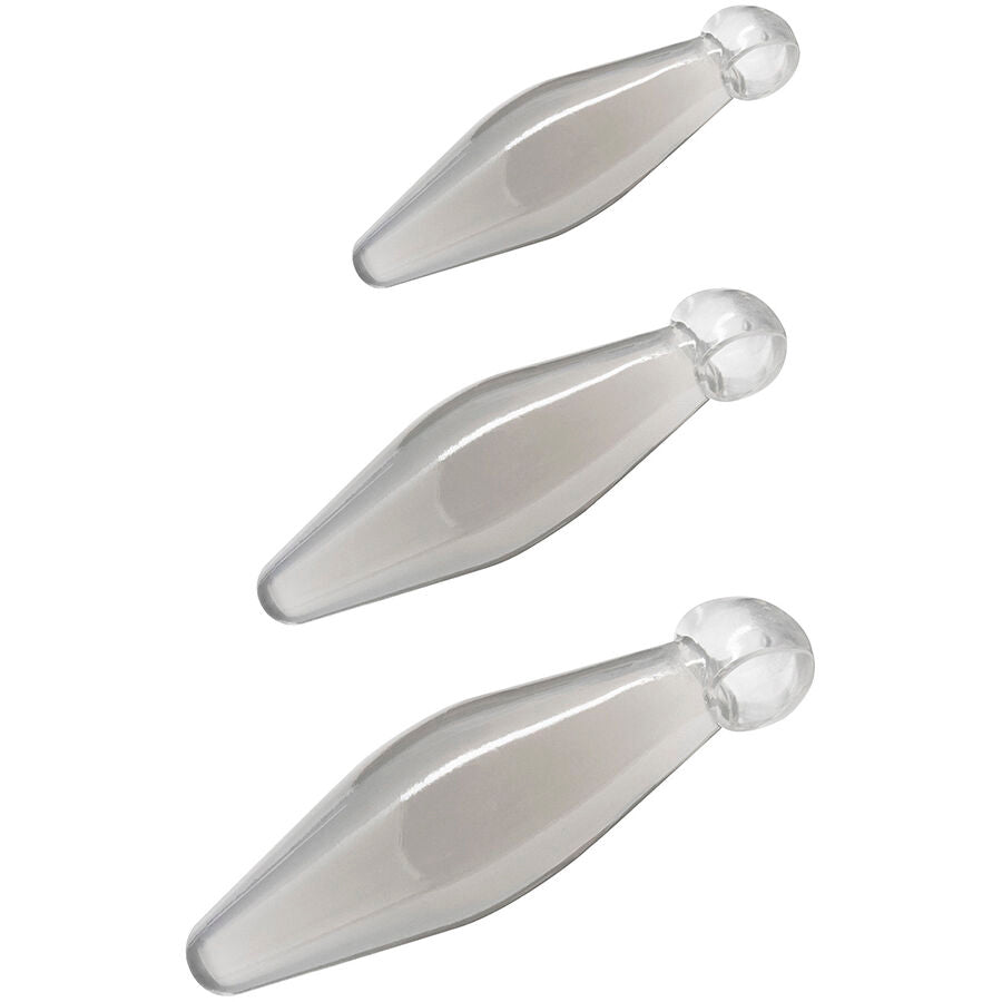 TOYJOY - GIOCO ANALE FINGER RIMMER 3 PEZZI TRASPARENTE - TOYJOY | Lingerie Harness Boutique