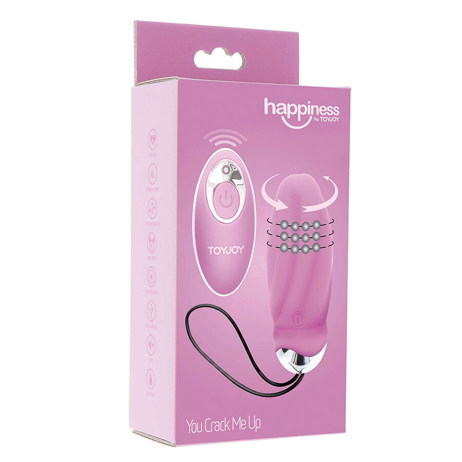TOYJOY - VIBRATORE ROSA CON TELECOMANDO PER LA FELICITÀ CHE MI FAI CREPUSCOLARE - TOYJOY | Lingerie Harness Boutique