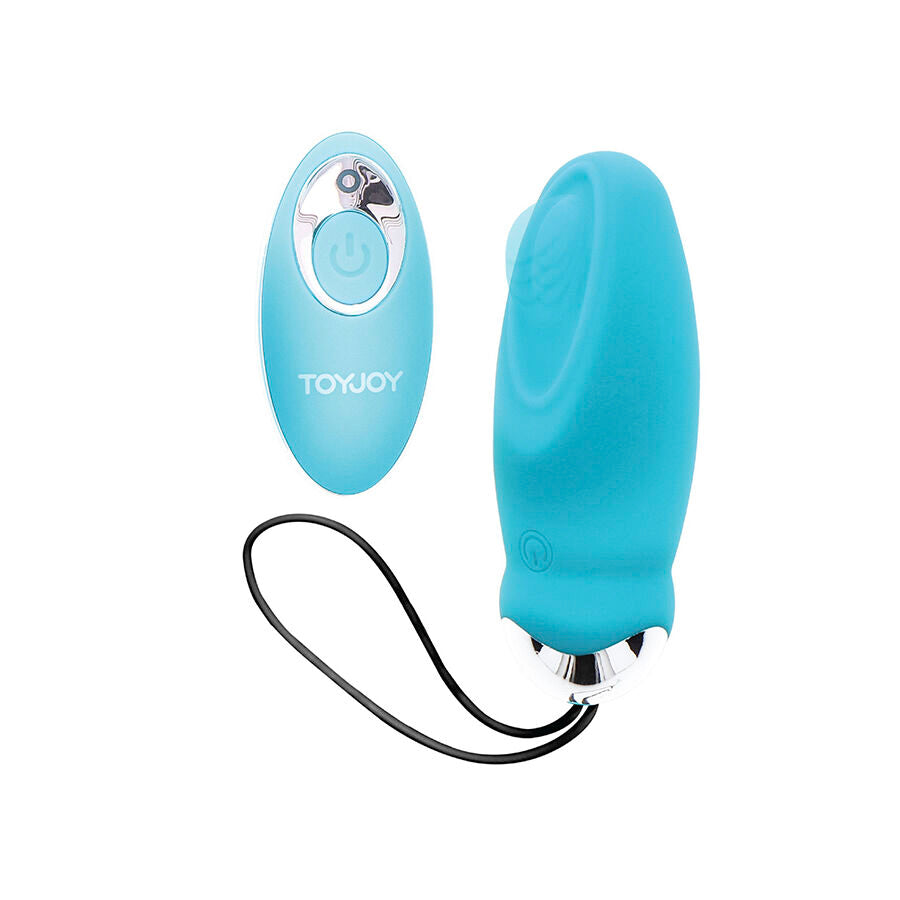 TOYJOY - VIBRATORE HAPPINESS SONO COSÌ EGGCITED CON TELECOMANDO BLU - TOYJOY | Lingerie Harness Boutique