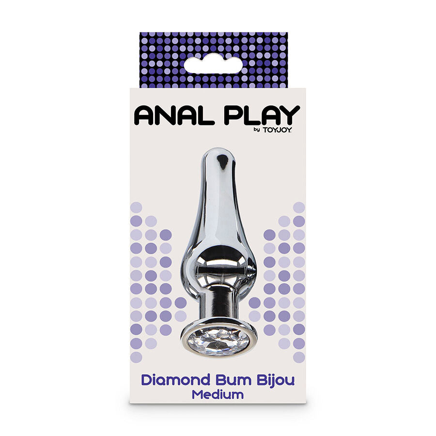 TOYJOY - ANAL PLAY DIAMOND BUM BIJOU PLUG ANALE MEDIO - TOYJOY | Lingerie Harness Boutique