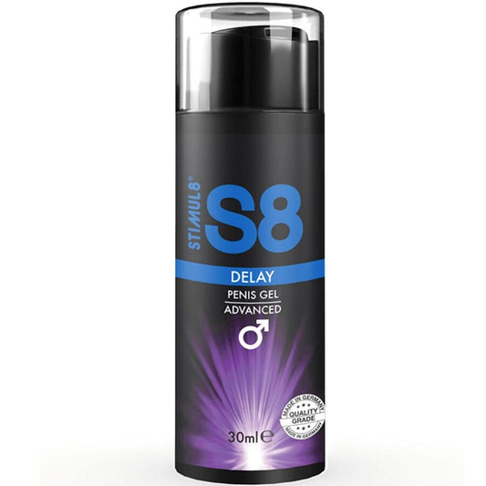 STIMUL8 - S8 GEL RITARDO PER IL PENE 30 ML - STIMUL8 | Lingerie Harness Boutique