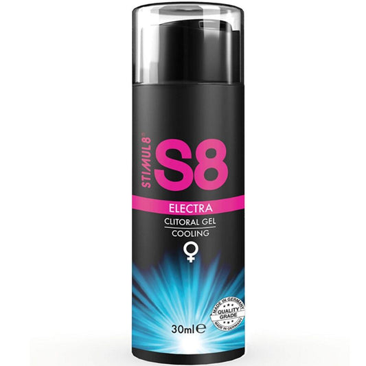 STIMUL8 - S8 ELECTRA GEL STIMOLANTE CLITORIDE EFFETTO FREDDO 30 ML - STIMUL8 | Lingerie Harness Boutique